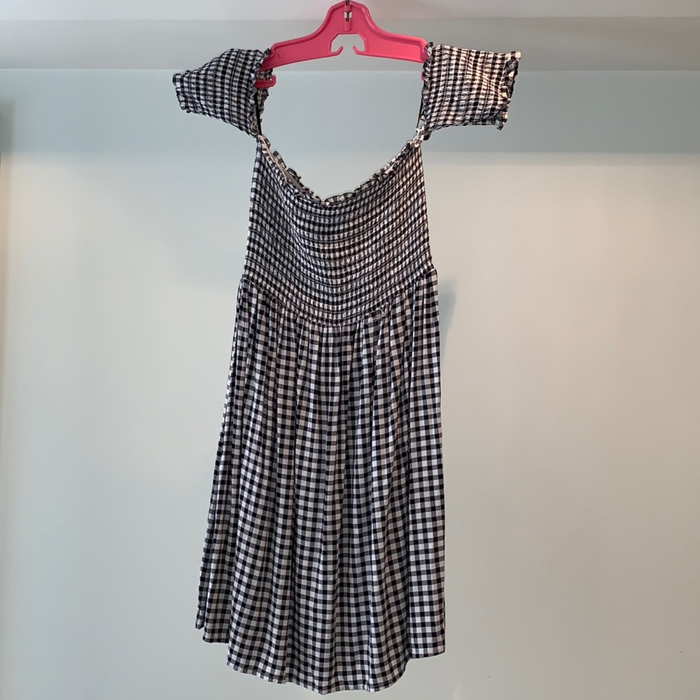 🏖Forever 21 Black & White Gingham Sundress🏖